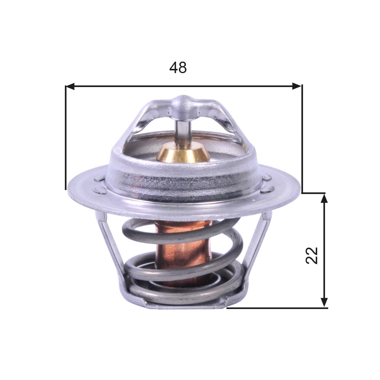 GATES Termostat, kølemiddel th00391g1 for VAUXHALL FORD CHEVROLET JEEP