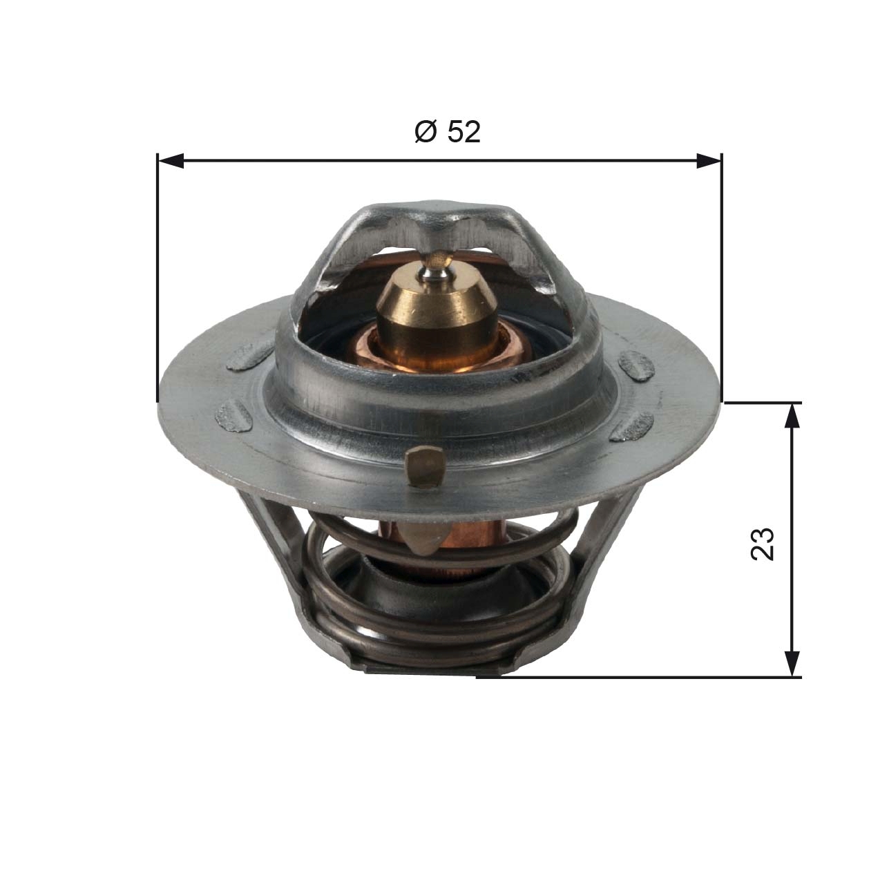 GATES Termostat, kølemiddel th14088g1 for STANDARD AUTOMOBILE FORD DAIHATSU SUZUKI PLYMOUTH KIA MAZDA LAND ROVER ROVER FORD USA