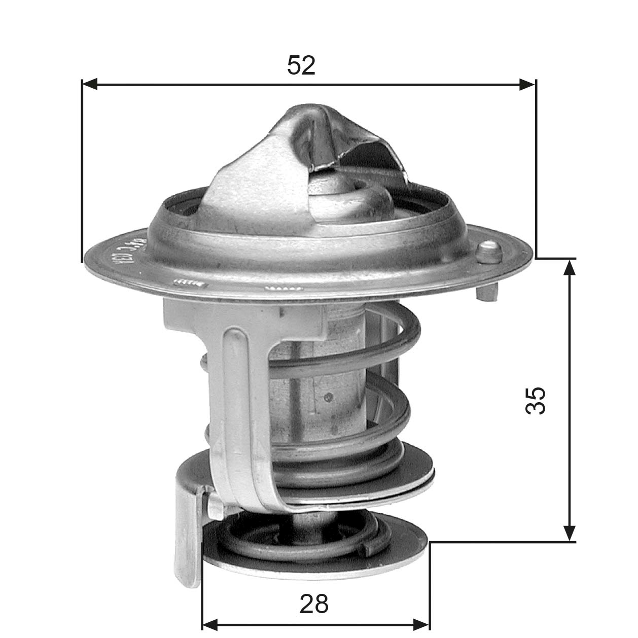 GATES Termostat, kølemiddel th29478g1 for STANDARD AUTOMOBILE DAIHATSU