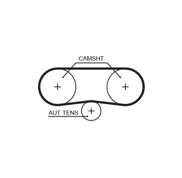 GATES Tandrem 5516xs for VW