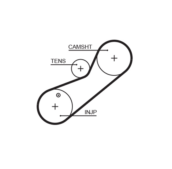 GATES Tandrem 5464xs for TRIUMPH HONDA ROVER