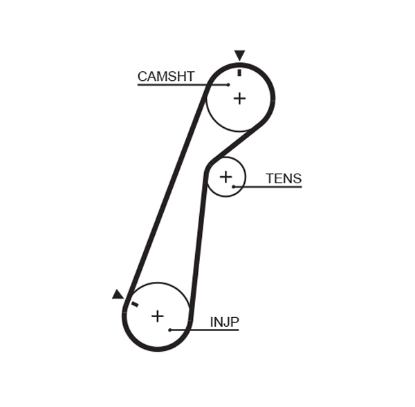 GATES Tandrem 5478xs for FORD USA FORD MAZDA