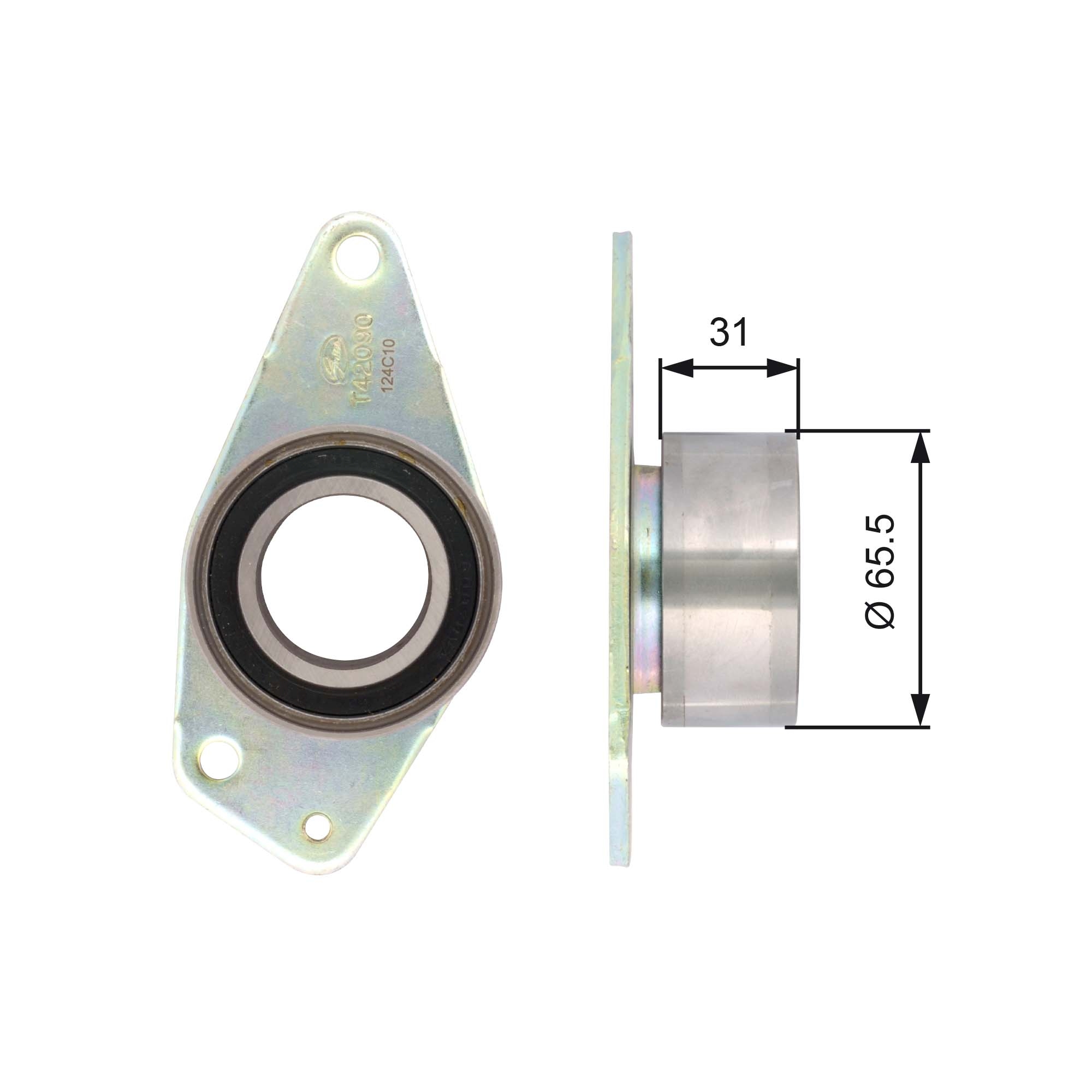 GATES Medløberhjul, tandrem t42090 for RENAULT