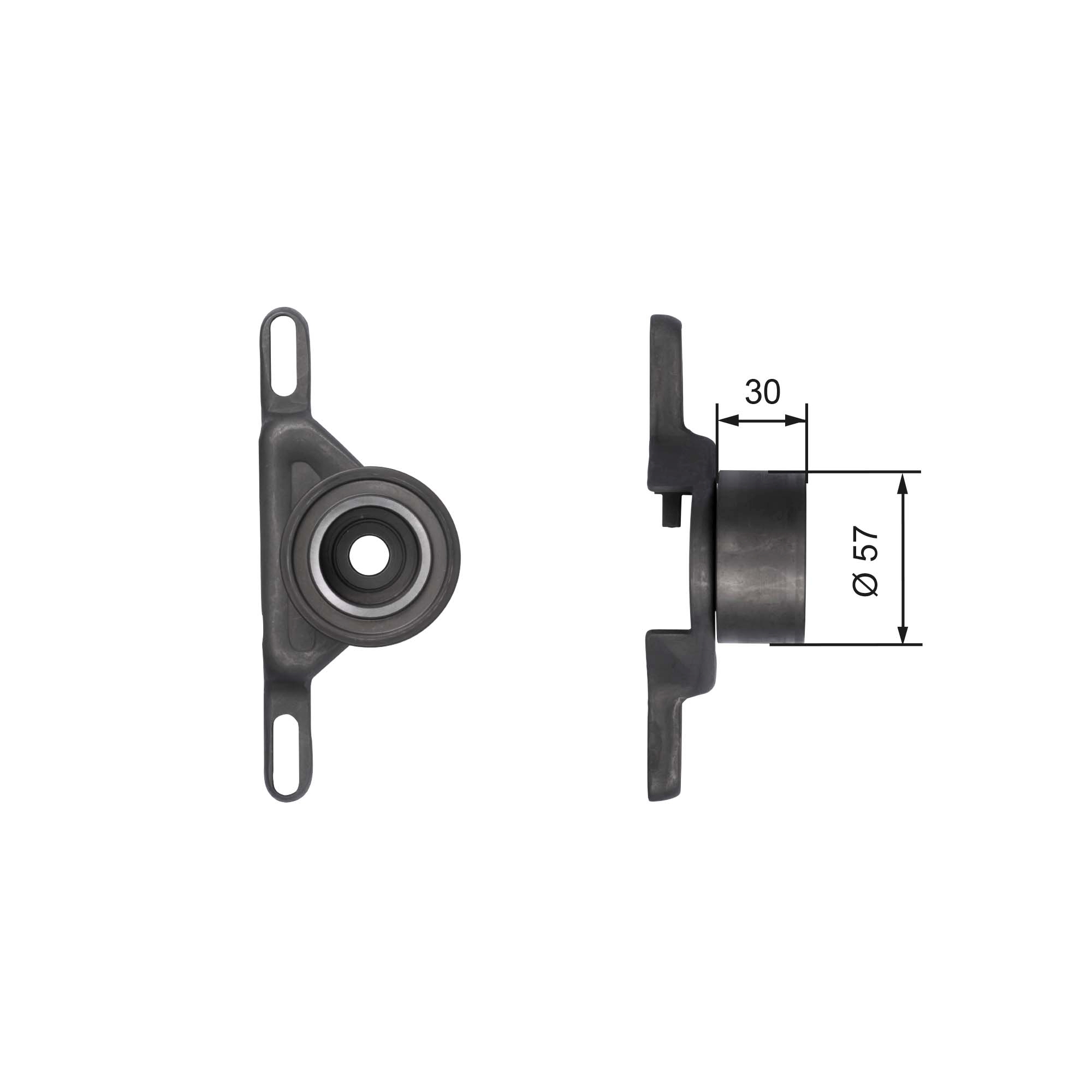 GATES Strammehjul, tandrem t41147 for FORD