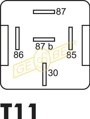 GEBE Relæ, arbejdsstrøm 992951 for ALFA ROMEO VOLVO BMW