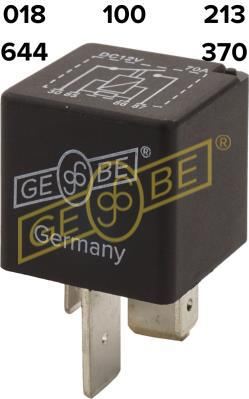 GEBE Relæ, arbejdsstrøm 990851 for OPEL FORD SAAB FIAT VW MERCEDES-BENZ BMW