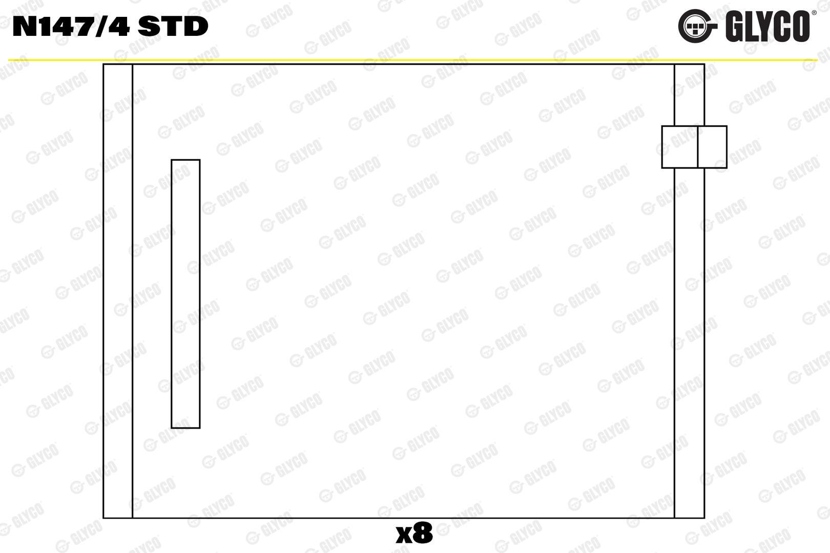 GLYCO Knastaksellejer n1474std for VAG