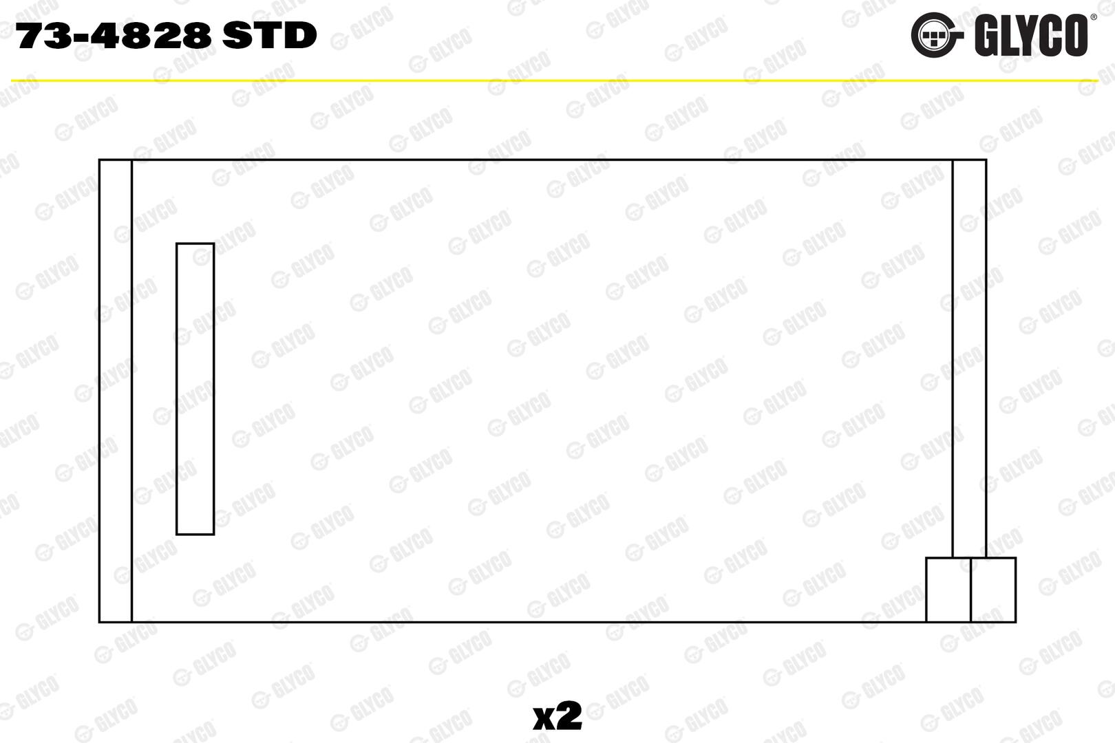 GLYCO Knastaksellejer 734828std for VAG