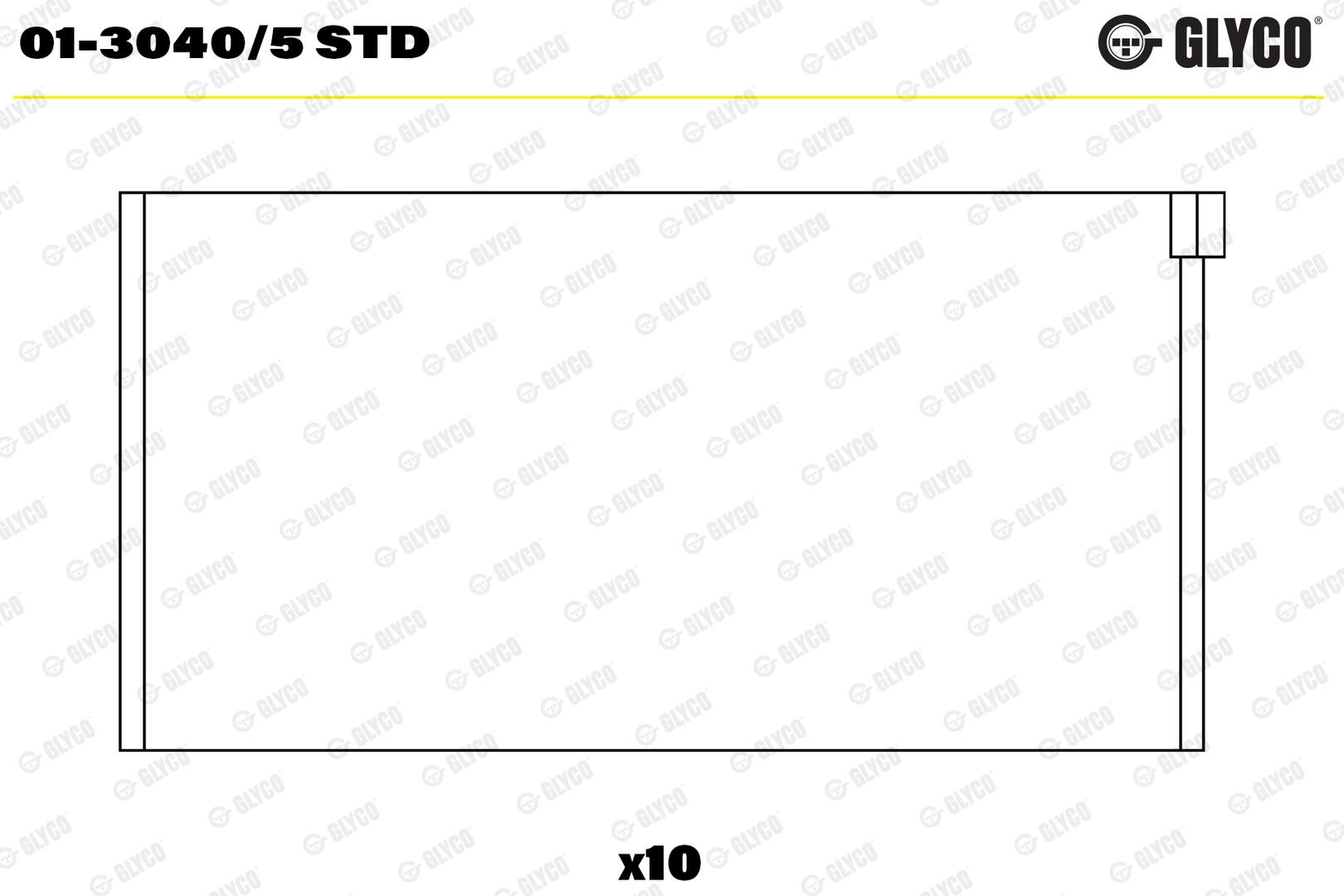 GLYCO Plejlstangleje 0130405std for MERCEDES-BENZ