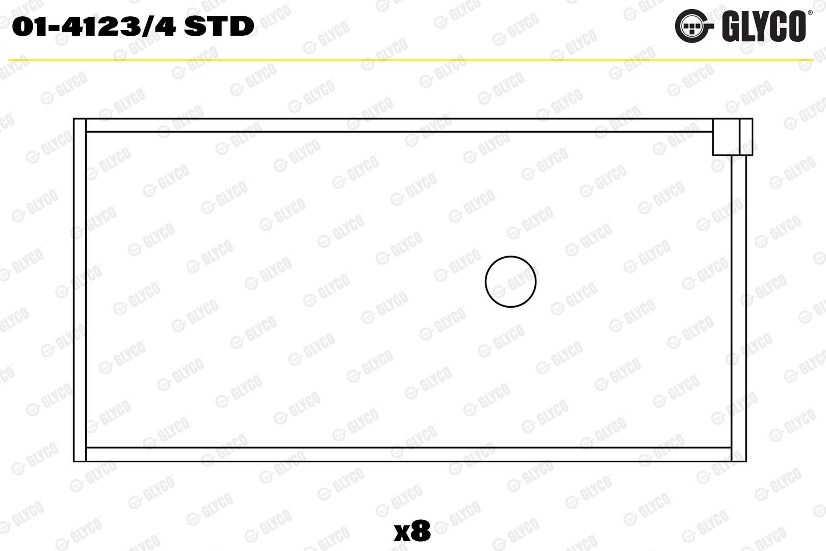 GLYCO Plejlstangleje 0141234std for CITROËN