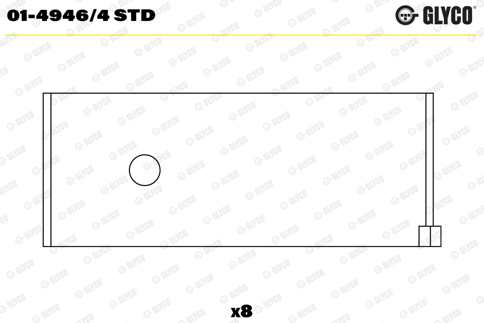 GLYCO Plejlstangleje 0149464std for SUZUKI