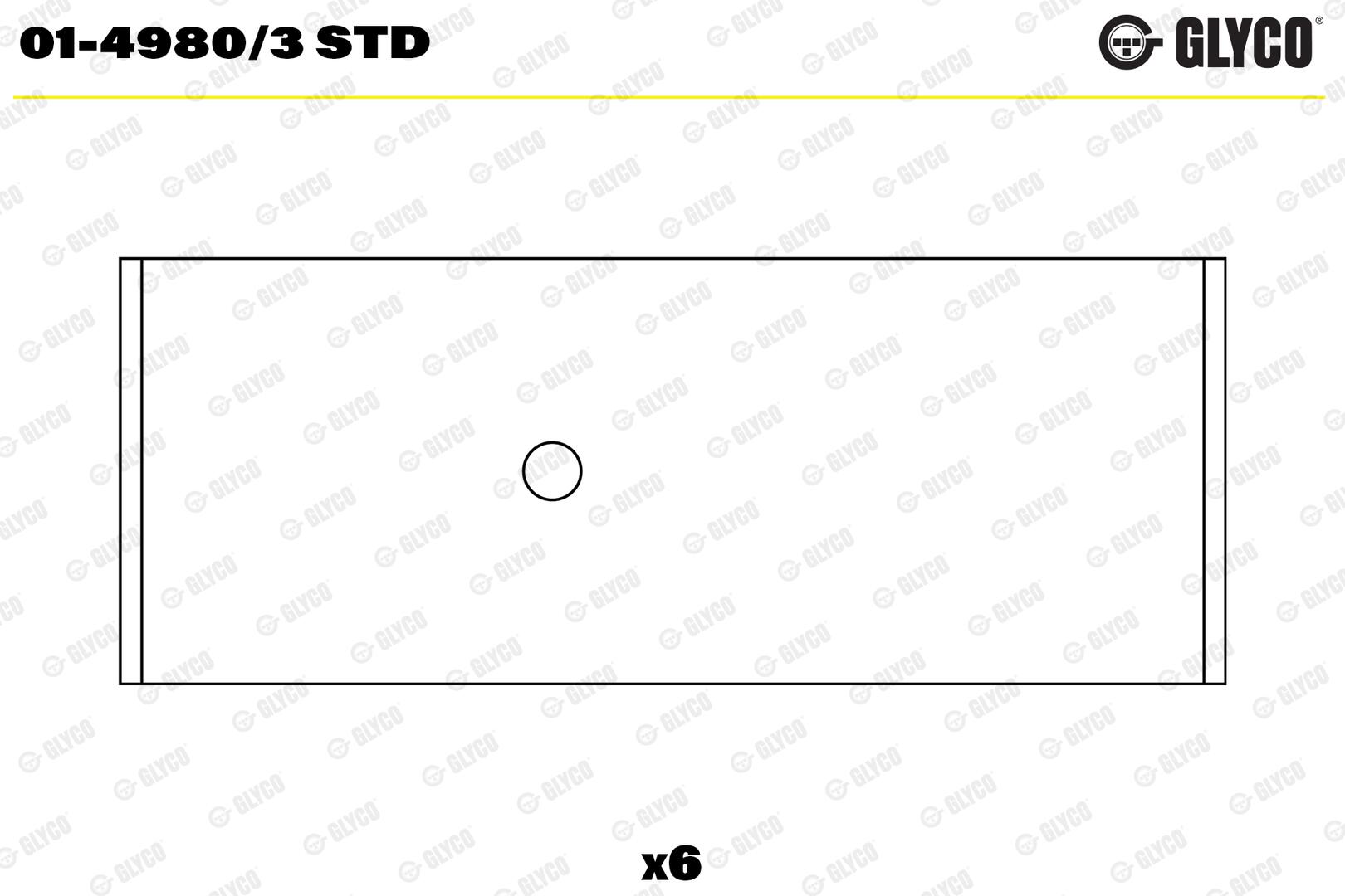 GLYCO Plejlstangleje 0149803std for TOYOTA