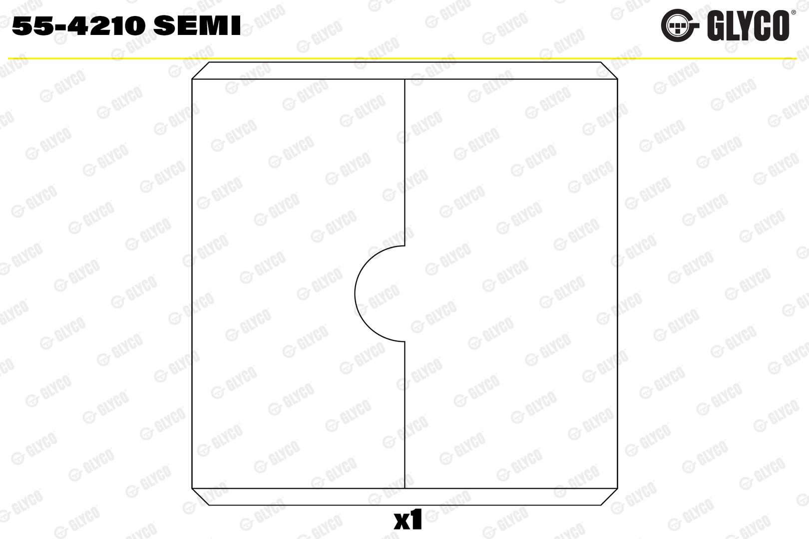 GLYCO Lejebøsning, plejlstang 554210semi for SEAT