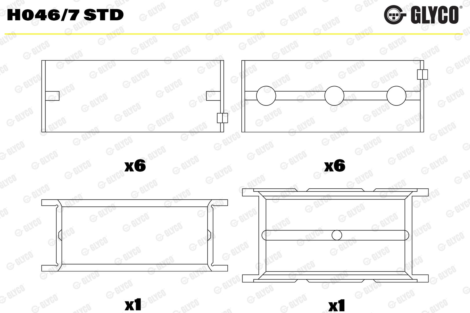 GLYCO Krumtapakselleje h0467std for VOLVO