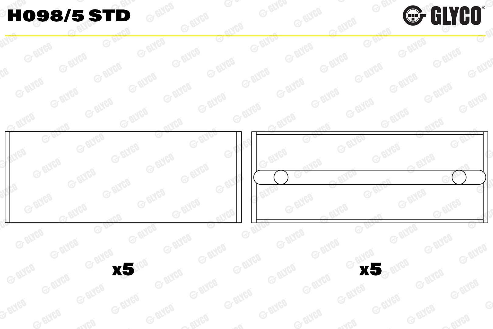 GLYCO Krumtapakselleje h0985std for RENAULT TRUCKS