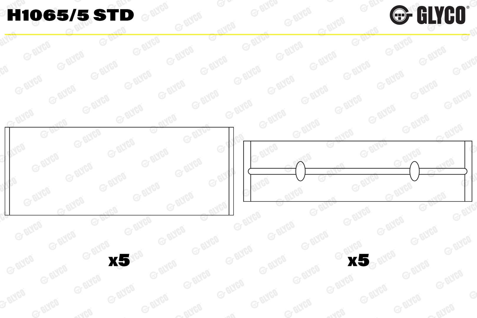 GLYCO Krumtapakselleje h10655std for RENAULT
