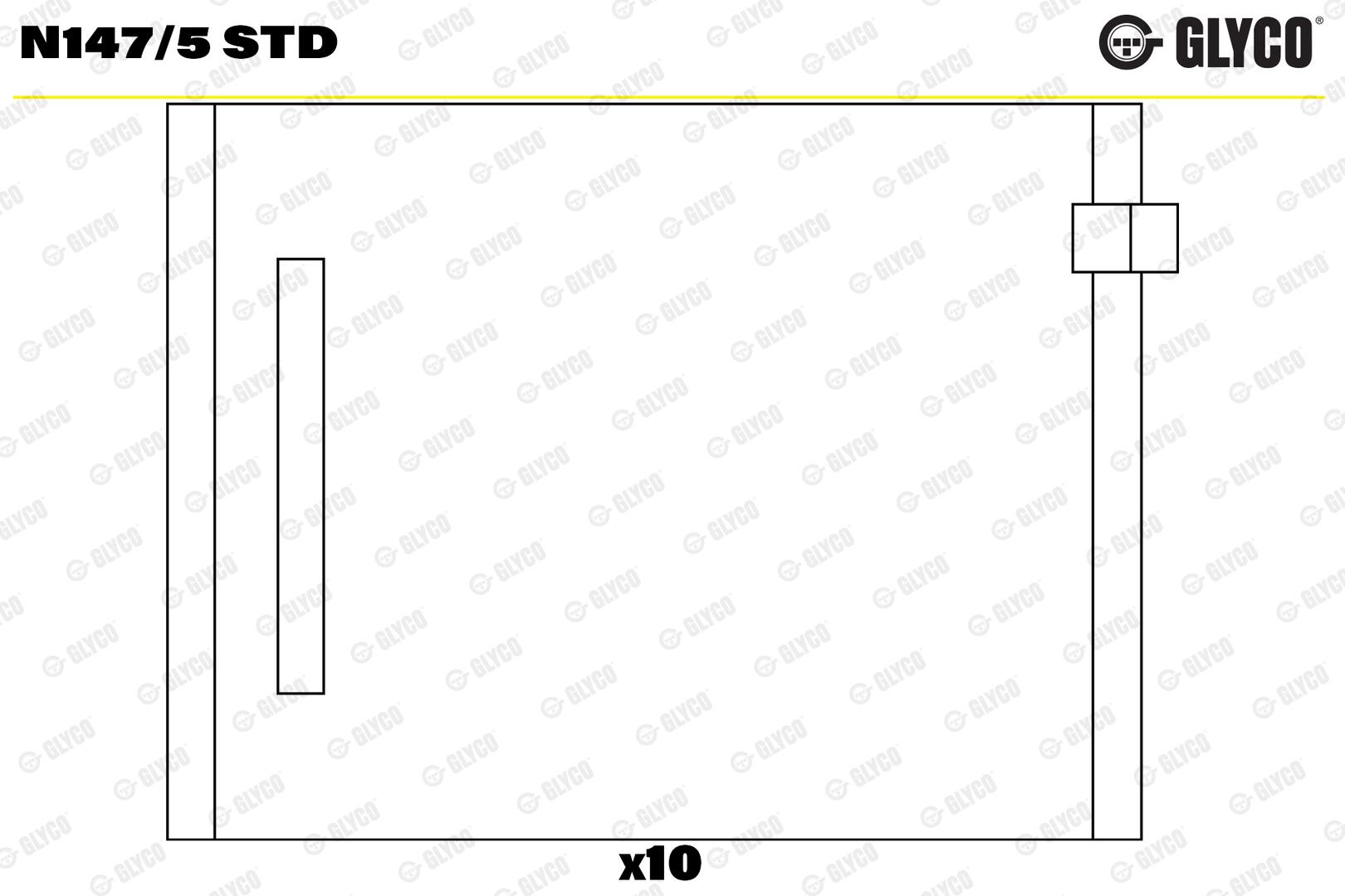 GLYCO Knastaksellejer n1475std for VAG