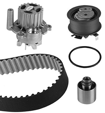 METELLI Vandpumpe + tandremssæt 3008791 for FORD VW