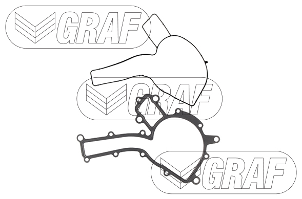 GRAF Vandpumpe pa711 for MERCEDES-BENZ CHRYSLER