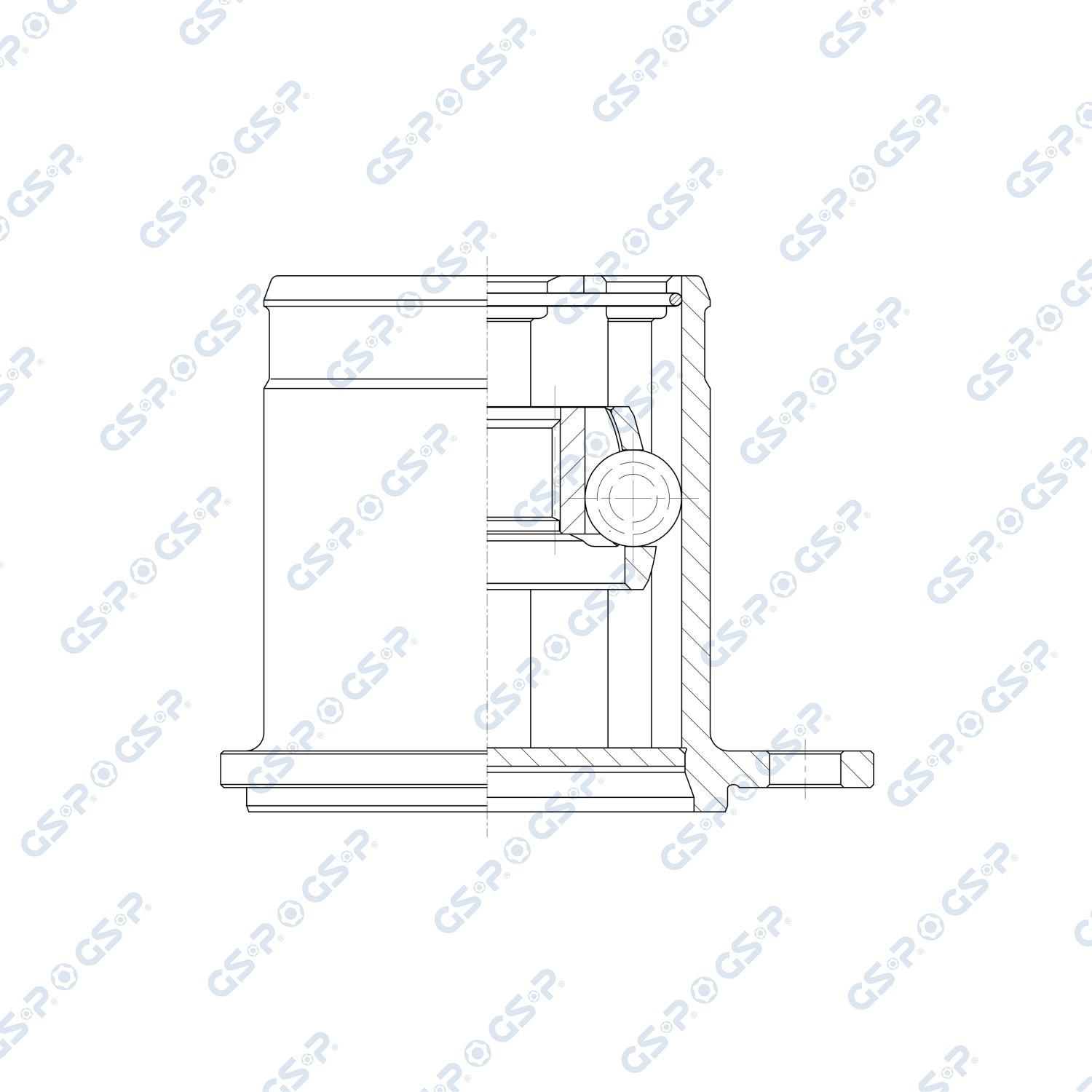 GSP Ledsæt, drivaksel 602732 for FIAT