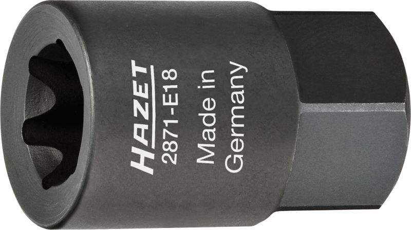 HAZET Skraldenøgleindsats (Hexagon) 2871-E18