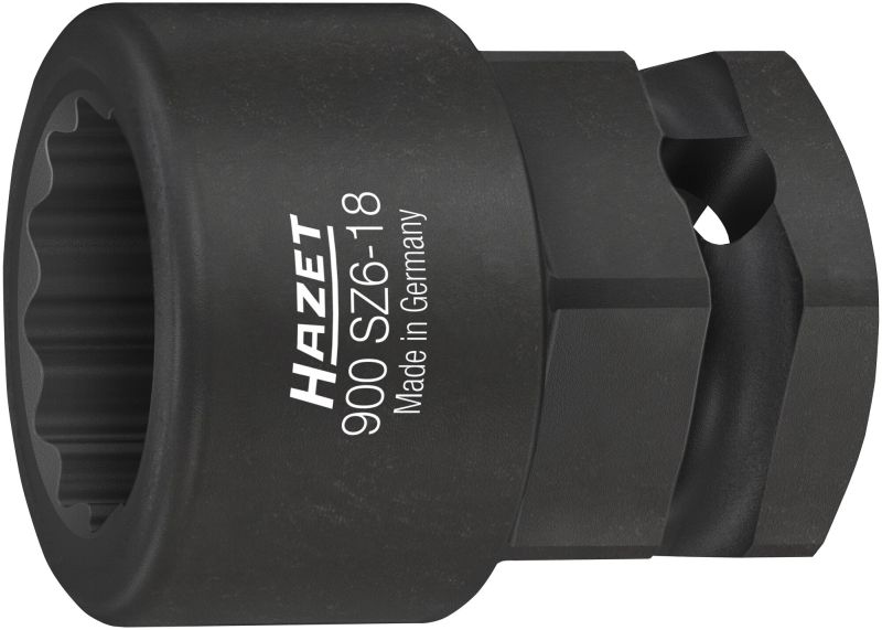HAZET Skraldenøgleindsats (Hexagon) 900SZ6-18 for FORD OPEL VOLVO GENERAL MOTORS RENAULT DACIA NISSAN SUZUKI MERCEDES-BENZ