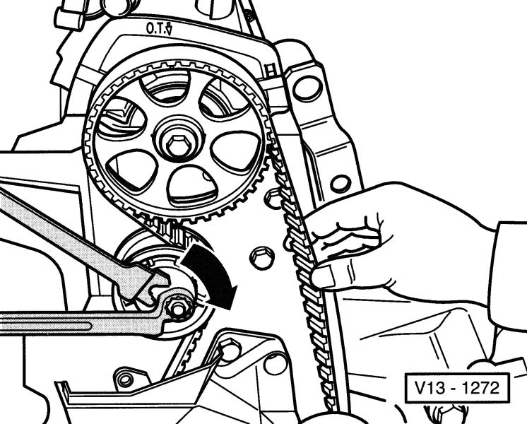 HAZET Nøgle, tandremsspænding 2587 for VW SEAT SKODA