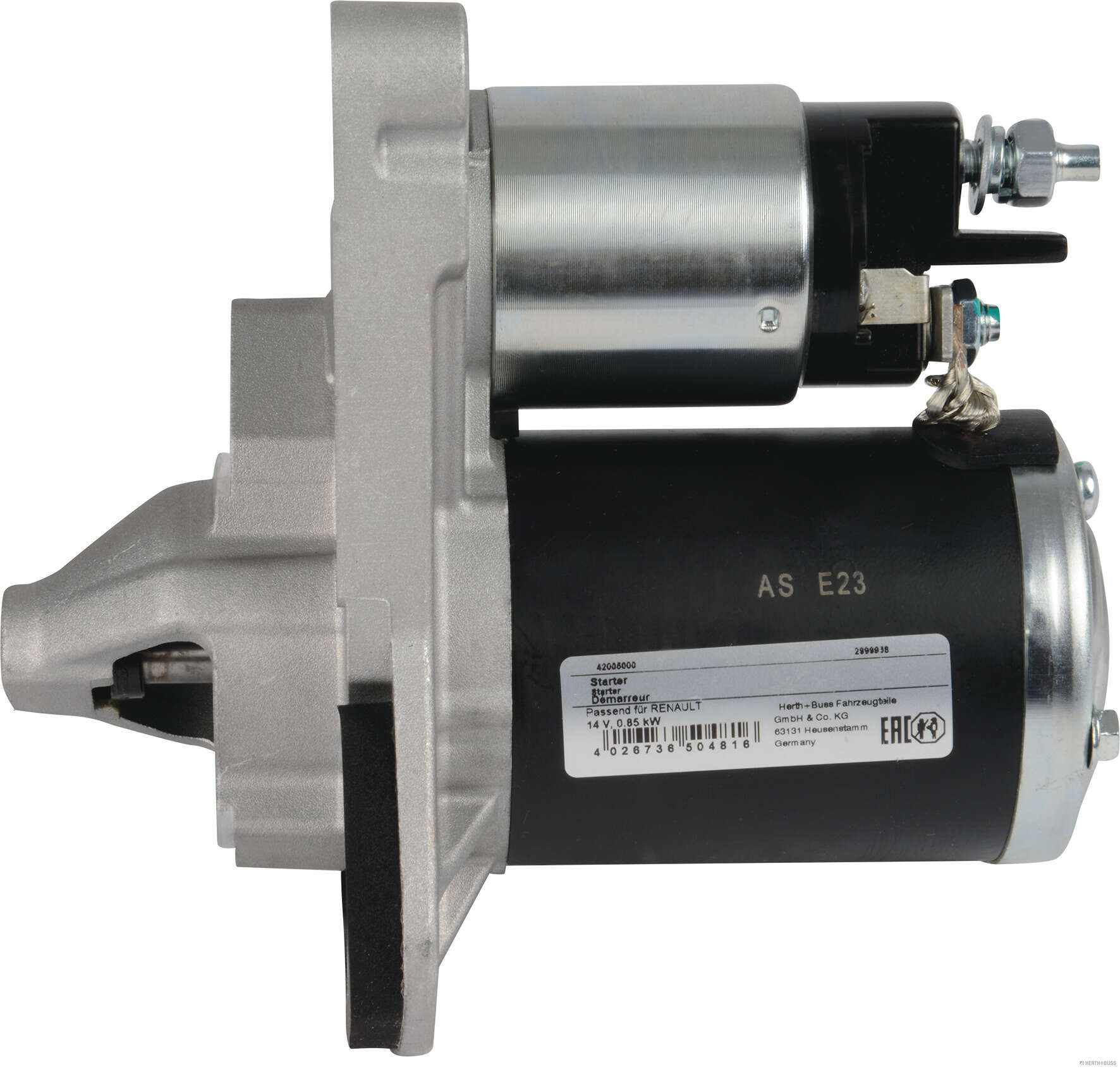 HERTH+BUSS ELPARTS Starter 42005000 for SMART MITSUBISHI DACIA