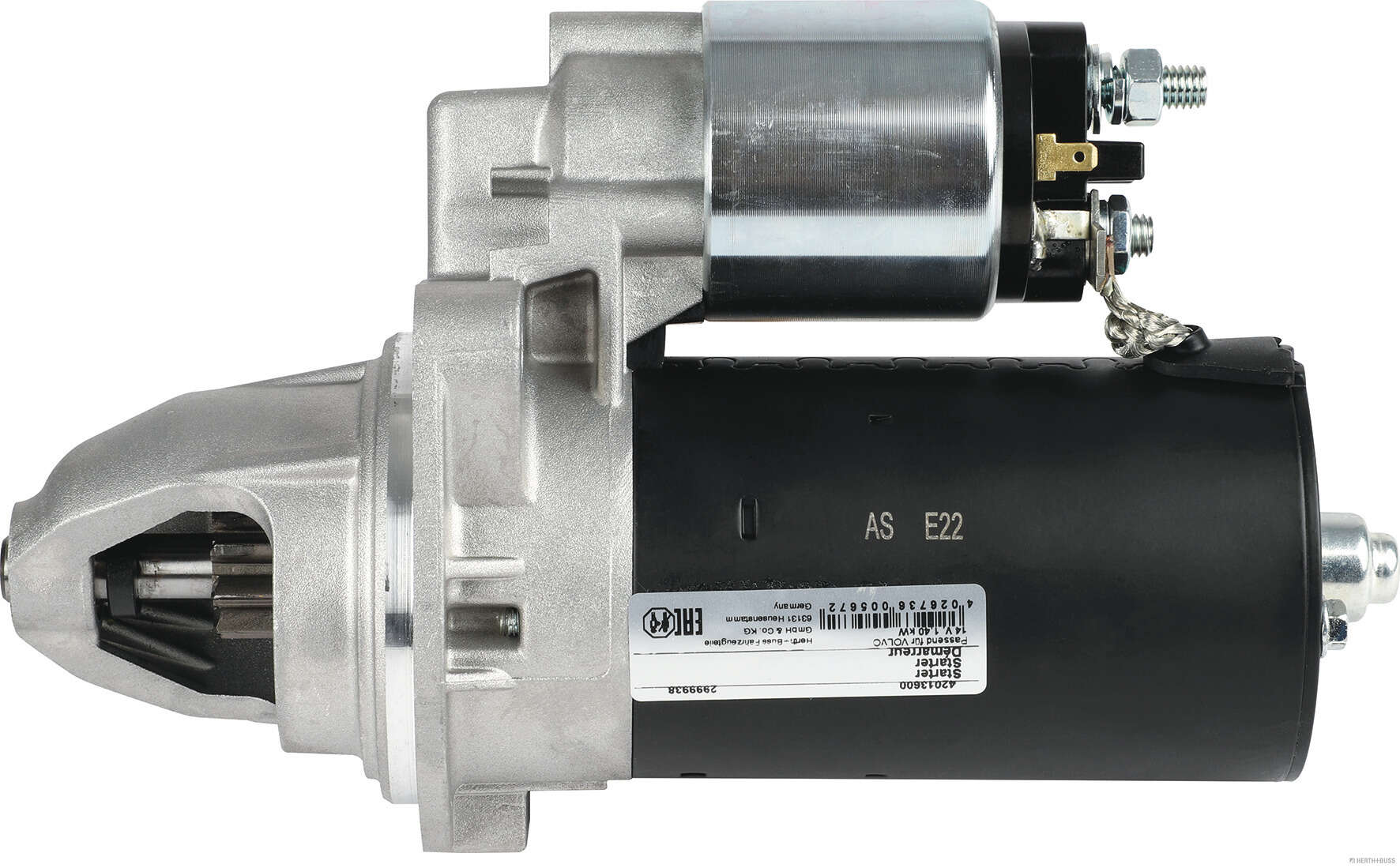 HERTH+BUSS ELPARTS Starter 42013600 for VOLVO MWM