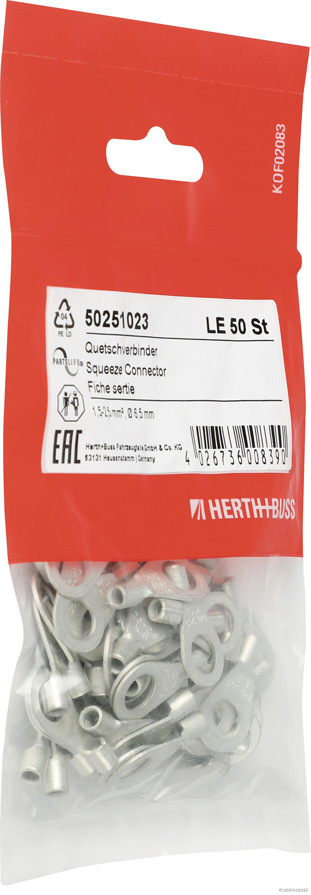 HERTH+BUSS ELPARTS Presseforbinder 50251023 for MAN
