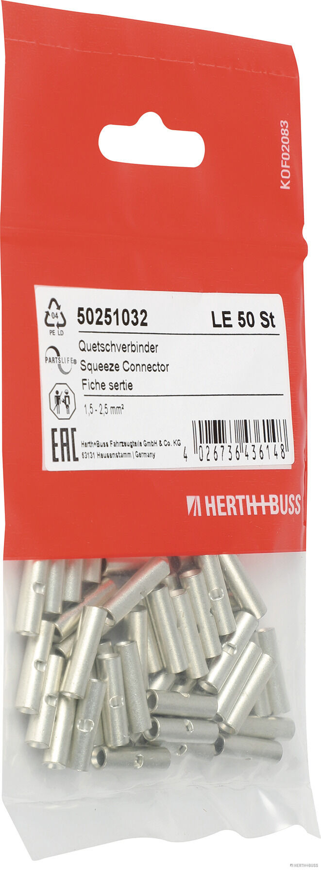 HERTH+BUSS ELPARTS Presseforbinder 50251032