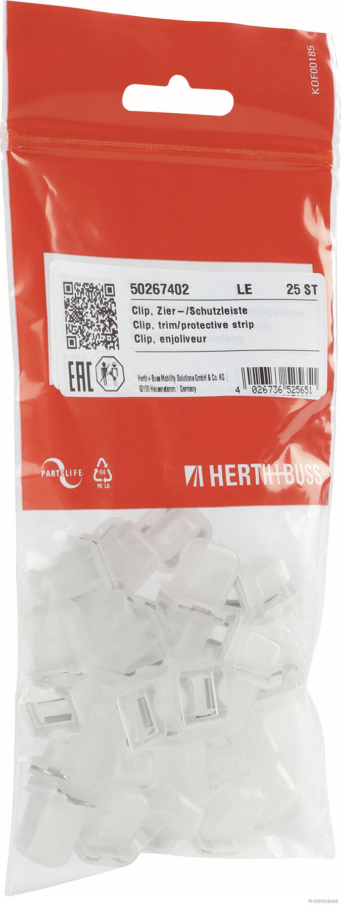 HERTH+BUSS ELPARTS 50267402 Kabine for MINI