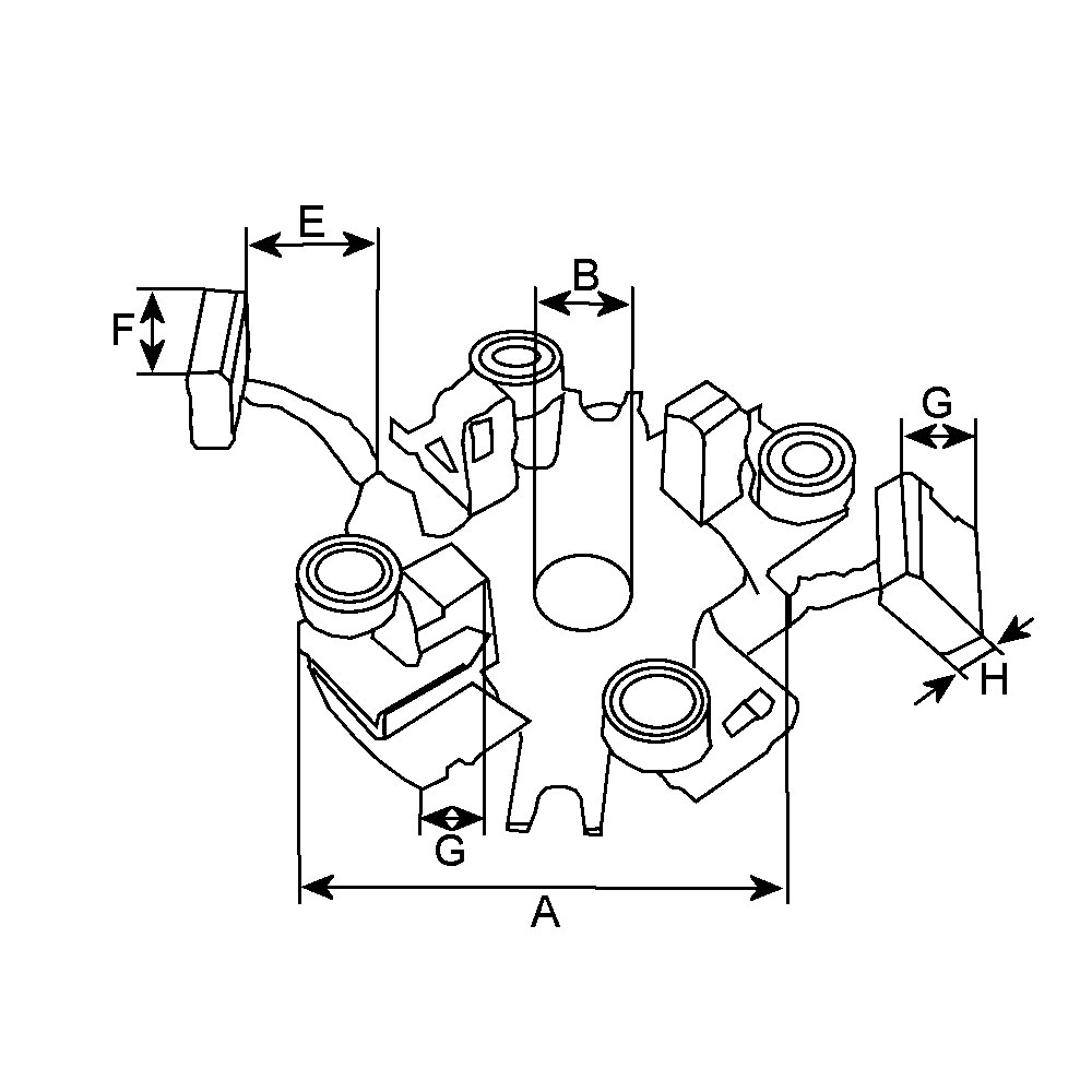 HC-CARGO f032237885 64mm for PEUGEOT BMW TOYOTA ROVER