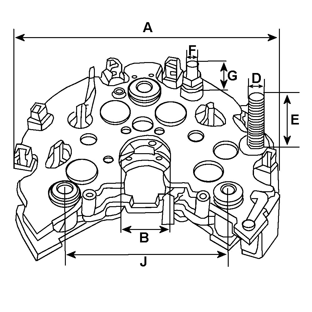 HC-CARGO f032139921 120mm for FORD VOLVO ALFA ROMEO MERCEDES-BENZ VW