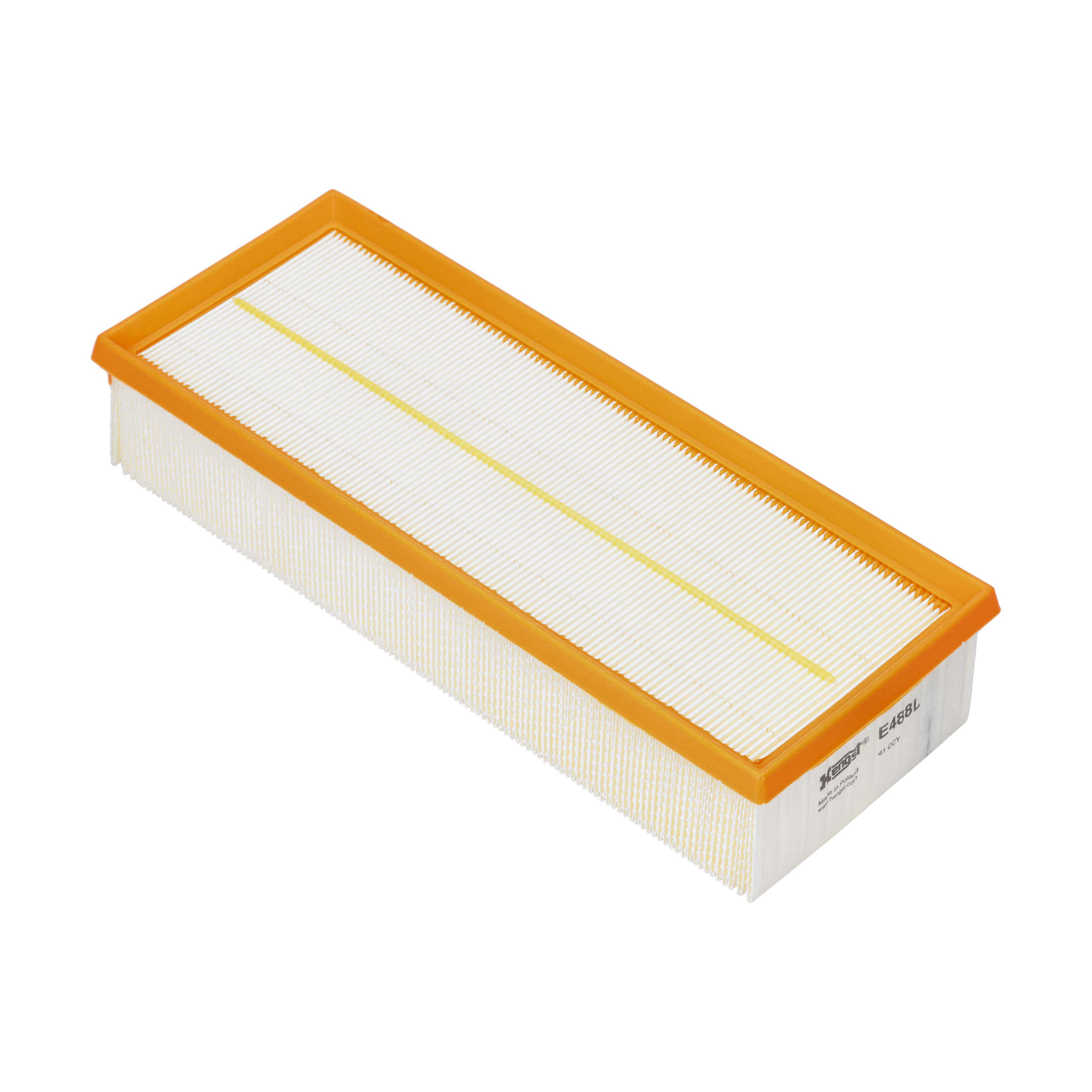 HENGST FILTER Luftfilter e488l Filterindsats 70mm for VAG VW (FAW) SKODA (SVW)