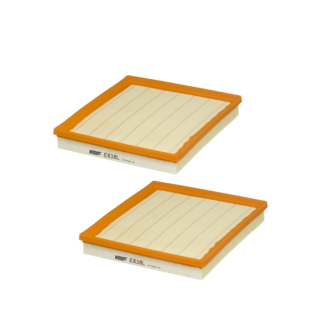 HENGST FILTER Luftfilter E838L-2 Filterindsats 35mm for MERCEDES-BENZ