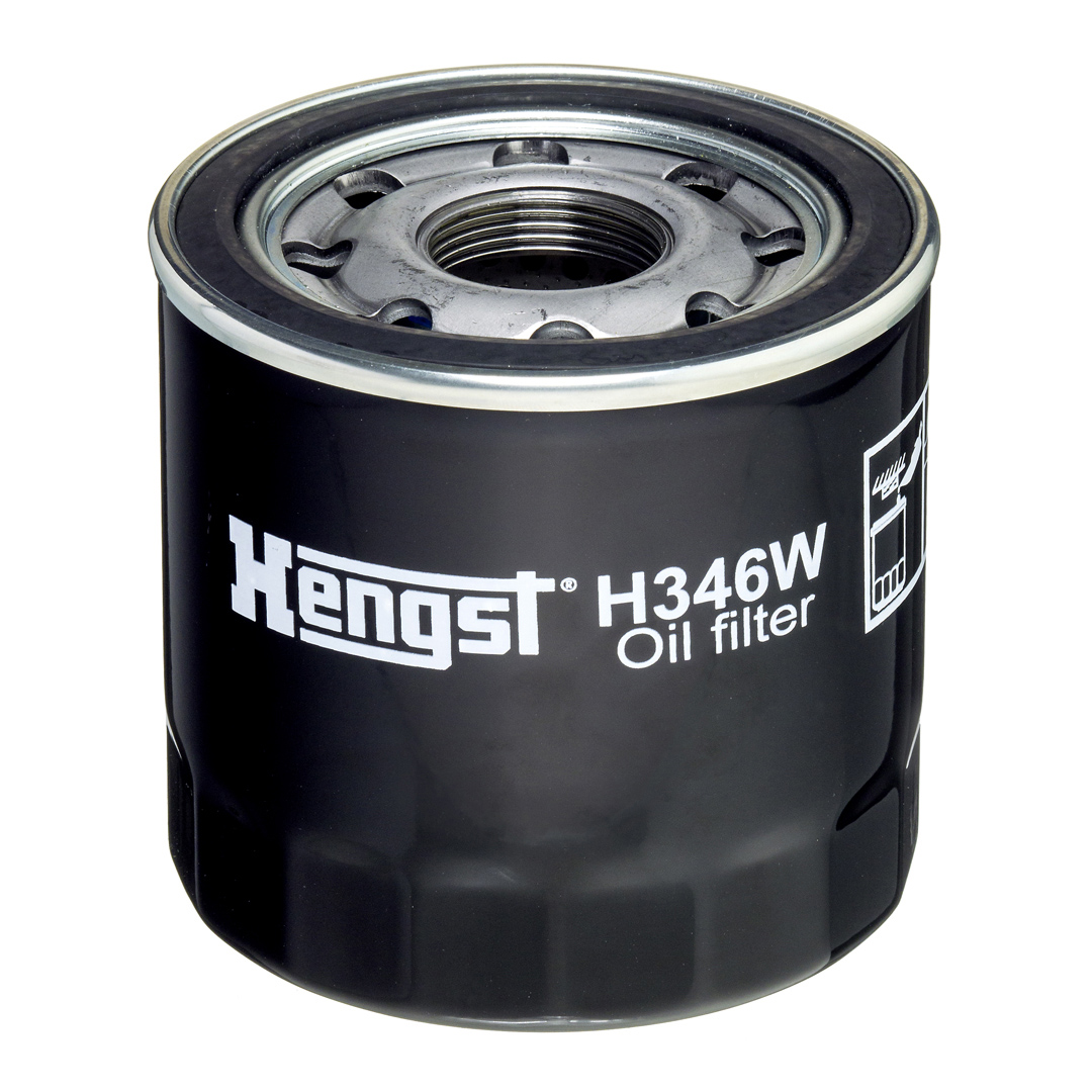 HENGST FILTER Oliefilter h346w Påskruet 122mm 1 1/2-12 U for ISUZU GMC NISSAN