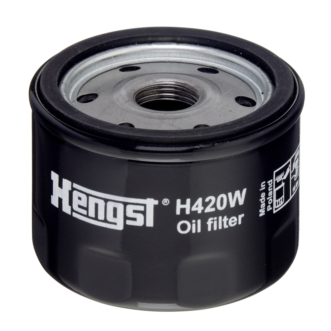 HENGST FILTER Oliefilter h420w Påskruet 63mm 3/4-16 UNF for FORD
