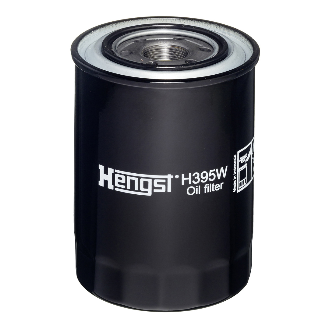 HENGST FILTER Oliefilter h395w Påskruet filter 152mm M26x1.5 for MERCEDES-BENZ FUSO (MITSUBISHI) MITSUBISHI
