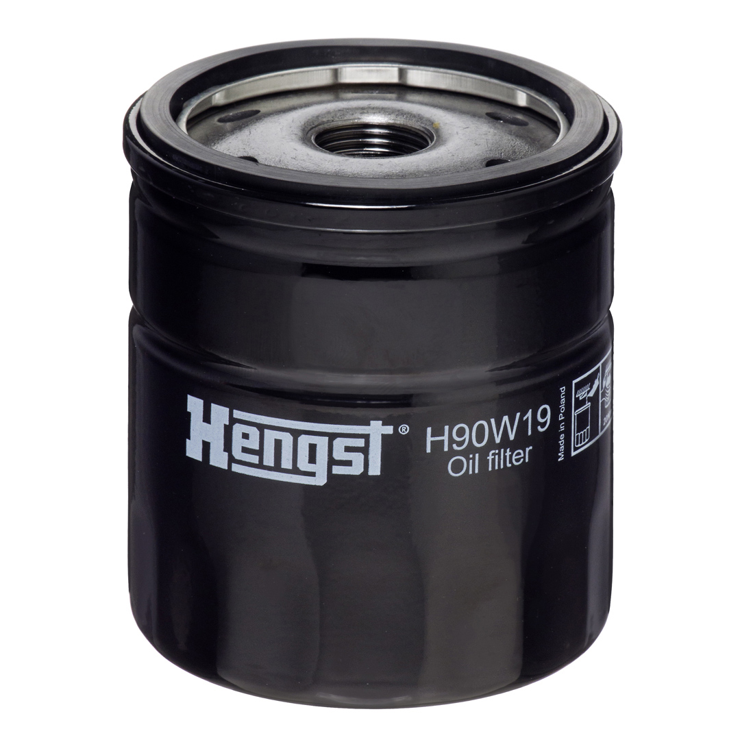 HENGST FILTER Oliefilter h90w19 Påskruet 79mm 3/4-16 UNF for RELIANT FORD GENERAL MOTORS TALBOT VAG SUBARU CITROËN MAZDA NISSAN PEUGEOT RENAULT