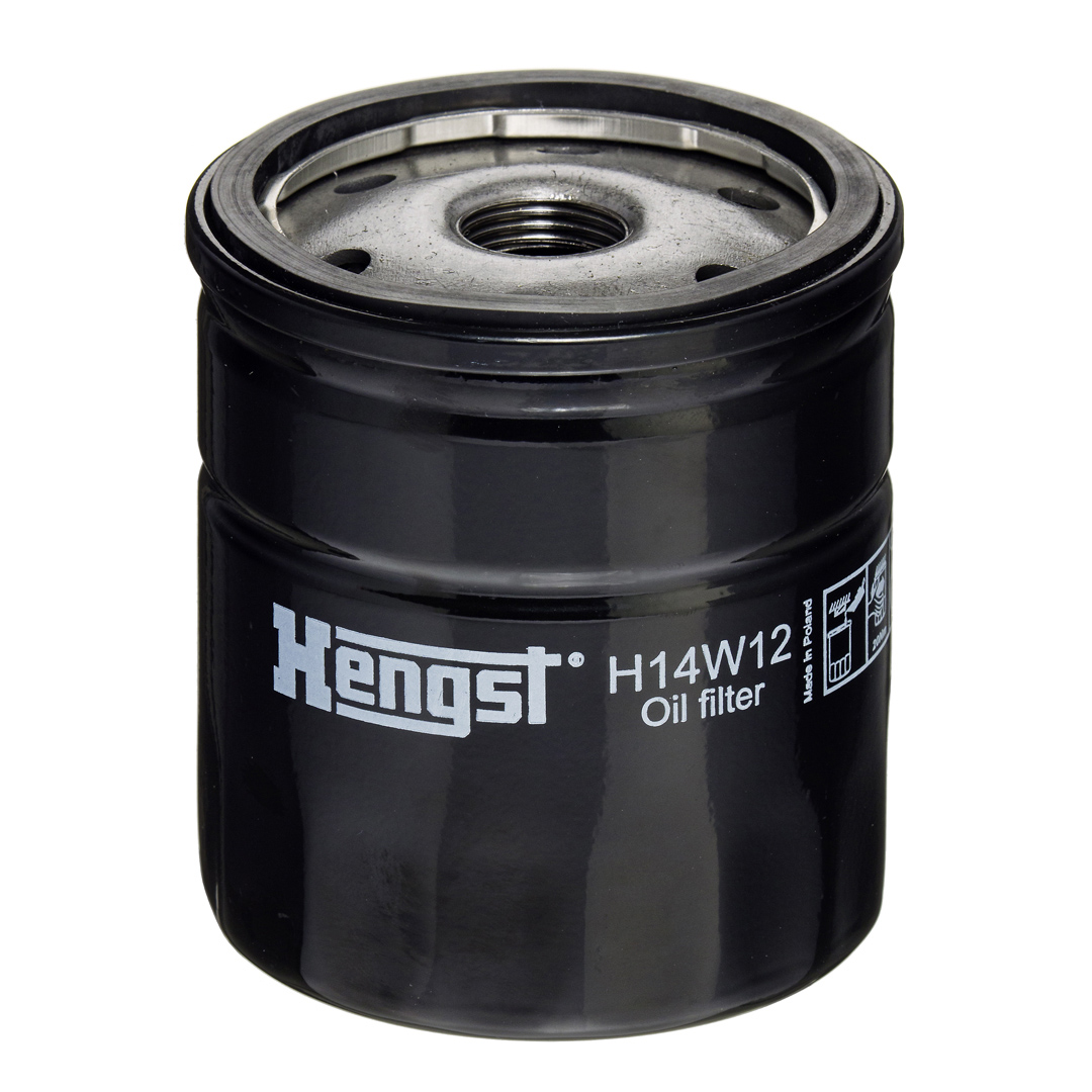 HENGST FILTER Oliefilter h14w12 Påskruet 95mm 3/4-16 UNF for ALFA ROMEO IVECO FIAT LANCIA FORD GENERAL MOTORS VAG RENAULT