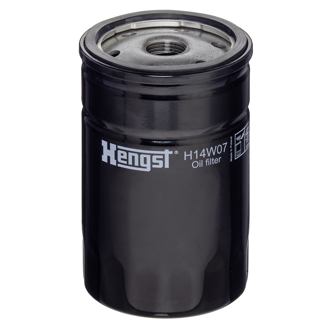HENGST FILTER Oliefilter h14w07 Påskruet 123mm 3/4-16 UNF for FORD GENERAL MOTORS BMW