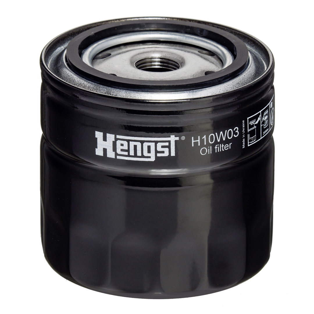 HENGST FILTER Oliefilter h10w03 Påskruet 95mm 3/4-16 UNF for FORD STEYR FIAT LISTER LAMBORGHINI RENAULT TRUCKS RENAULT HOLDER MWM GLAS