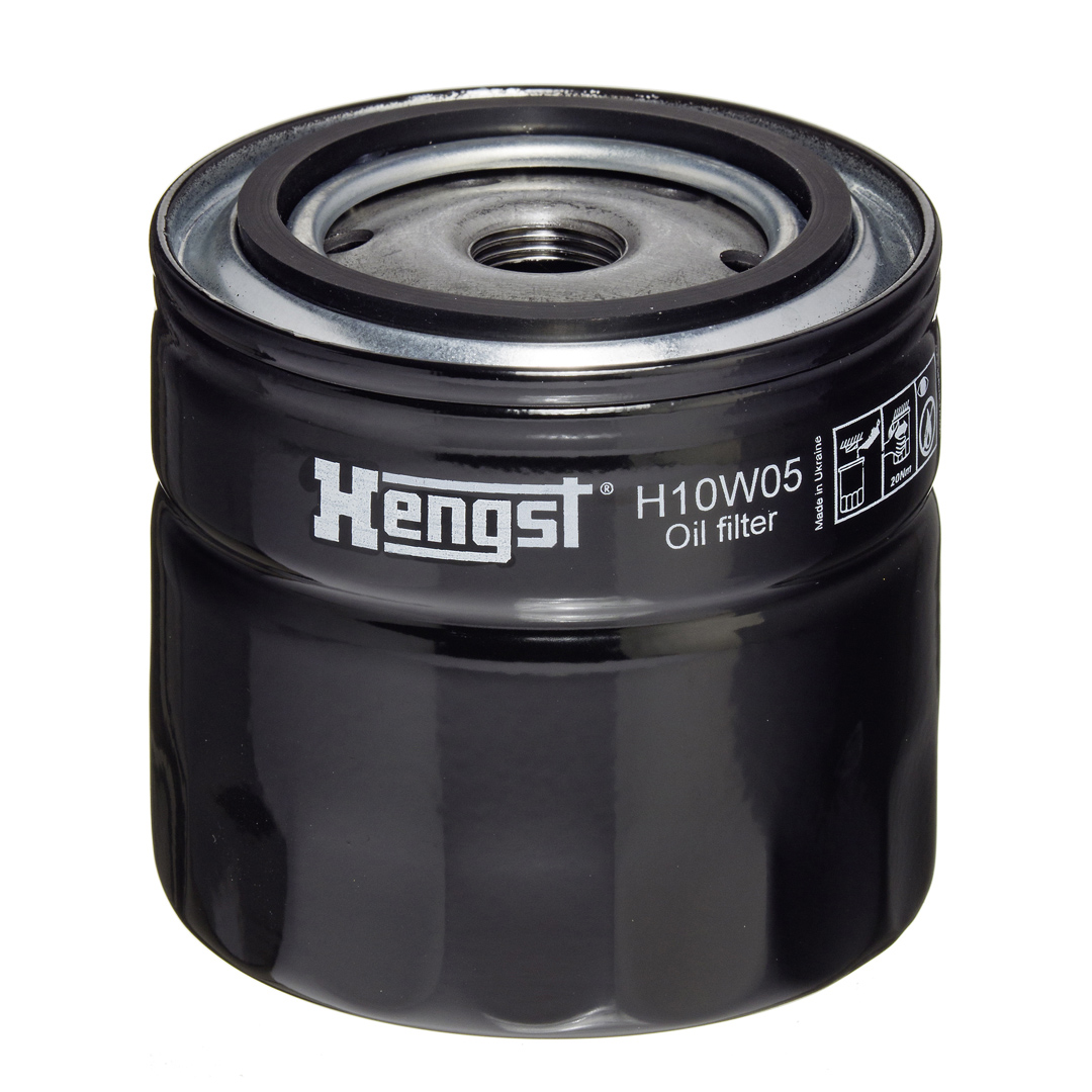 HENGST FILTER Oliefilter h10w05 Påskruet 95mm 3/4-16 UNF for FORD PORSCHE PEUGEOT