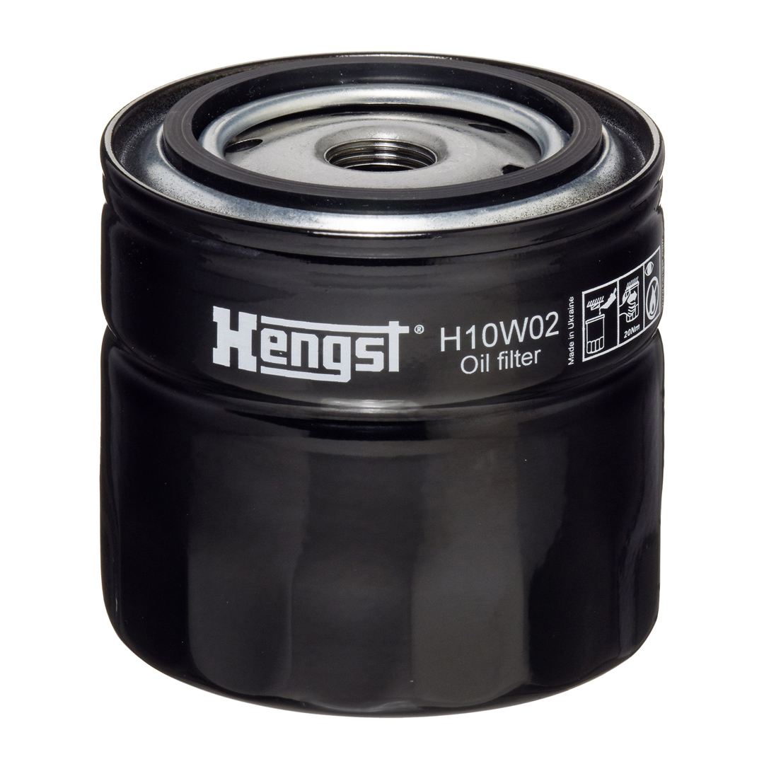 HENGST FILTER Oliefilter h10w02 Påskruet 95mm 3/4-16 UNF for VOLVO FORD GARDNER STEYR GENERAL MOTORS RENAULT AGRALE MWM RENAULT TRUCKS GLAS