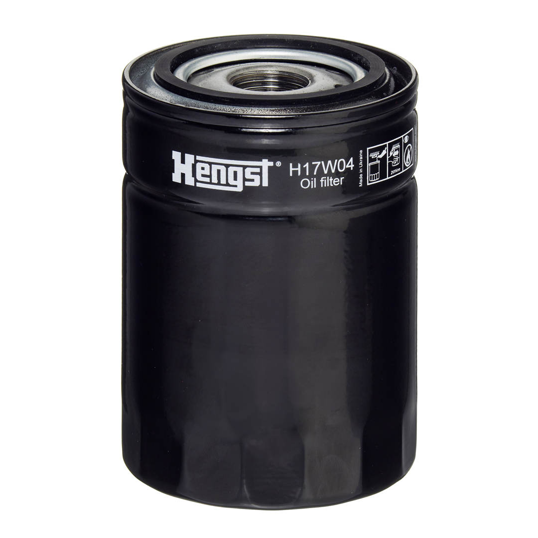 HENGST FILTER Oliefilter h17w04 Påskruet filter 133mm 1-12 UNF for DAF IVECO VM FORD FIAT RENAULT STEYR VAG MWM RENAULT TRUCKS