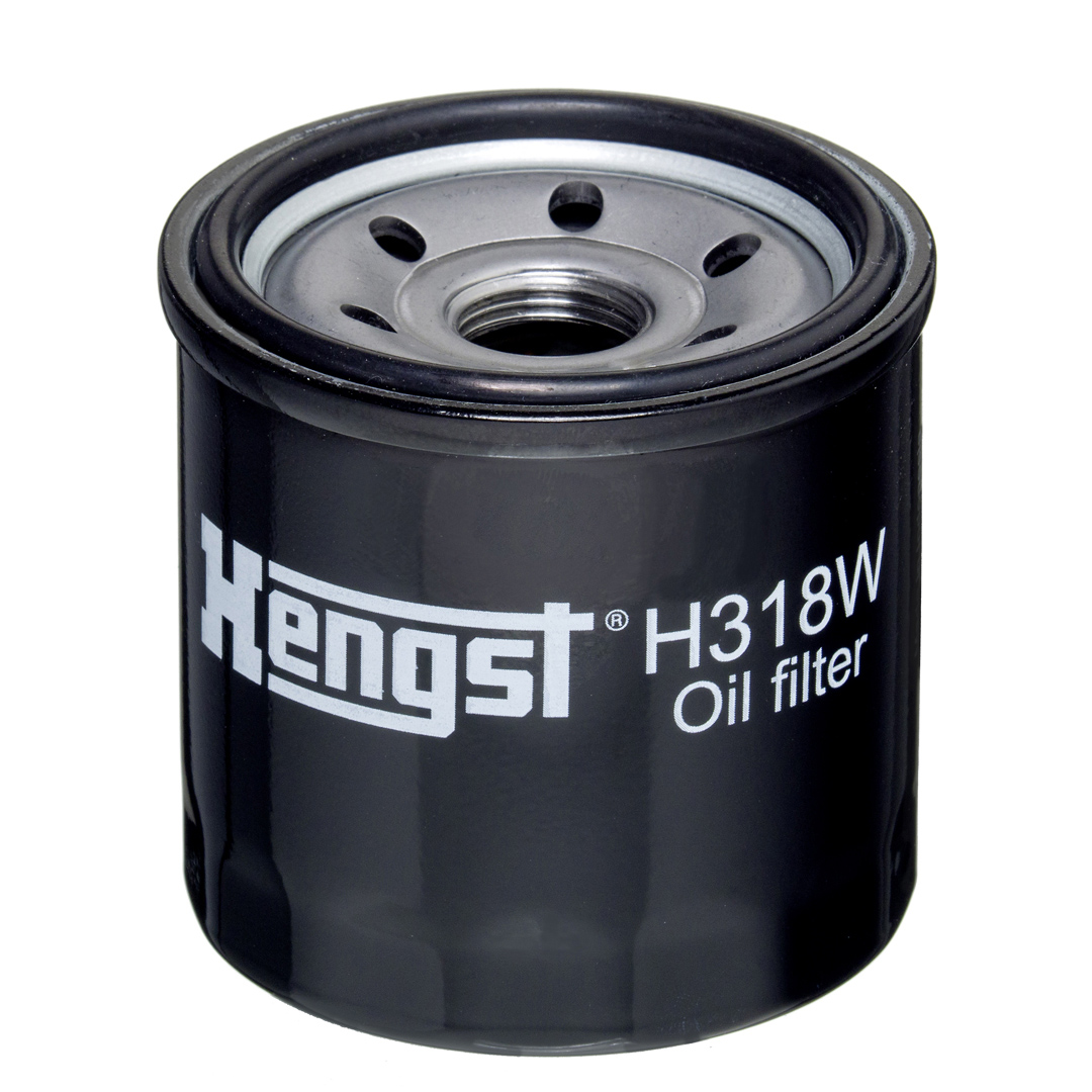 HENGST FILTER Oliefilter h318w Påskruet 75mm M18x1.5 for CHEVROLET GENERAL MOTORS