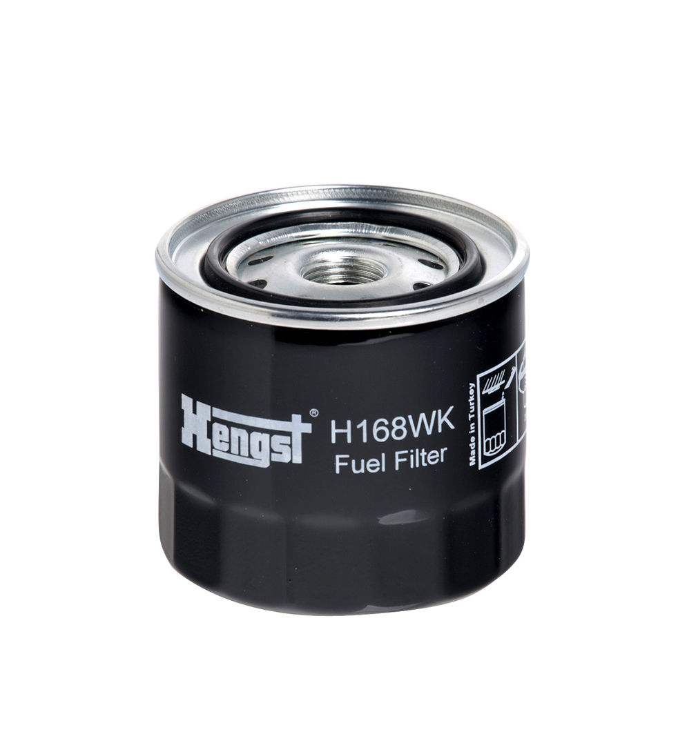 HENGST FILTER Brændstof-filter h168wk Påskruet filter 80mm 3/4-16 UNF for NISSAN ONAN GENERAL MOTORS ISUZU MITSUBISHI DAEWOO TOYOTA DAIHATSU FORD HYU