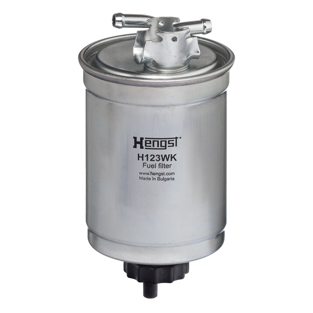 HENGST FILTER Brændstof-filter h123wk Ledningsfilter 167mm for VAG