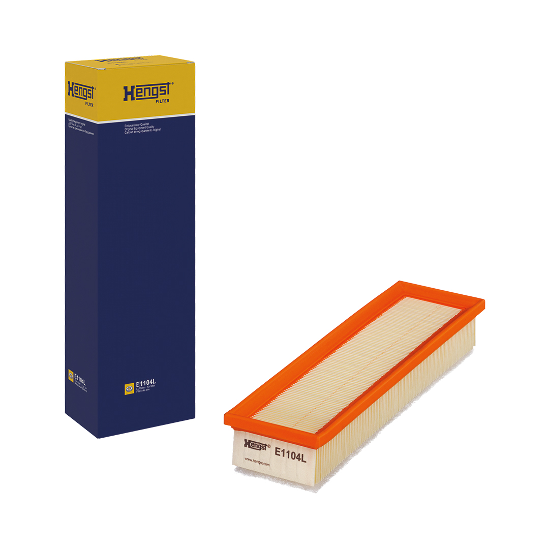 HENGST FILTER Luftfilter e1104l Filterindsats 60mm for RENAULT